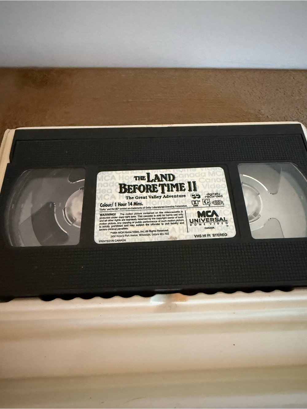 The Land BeforeTime II The Great Valley Adventure-VHS - Picture 3 of 3